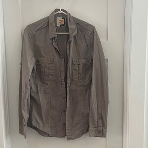 Boss orange button shirt.​